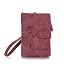 WisePoint Women's Slim Wallet - PU Leather Credit Card Holder With Pendant, Large Capacity