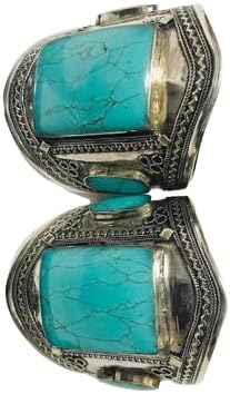 Vintage Boho Cuff With Big Stone, Ethnic Bracelet, Adjustable Cuff Bracelet, Statement Cuff, Wide Bracelet, Afghan Jewelry