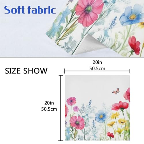 Servilletas de Tela Wild Flower Cuadradas 50.5x50.5 cm Pack 6 miniatura 7