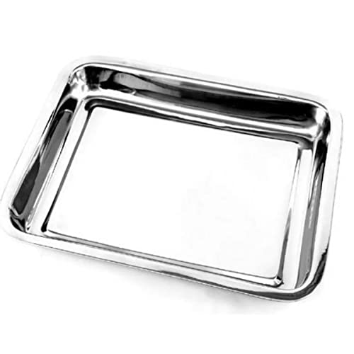 Assadeira Retangular - Aço Inox - 40x30x4,3 CM