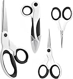 Tijeras de Costura Multiusos Profesional, 8' Tijeras de Tela, 5' Tijeras de Bordados, 4' Tijeras de Detalle, 5' Cortes de...