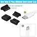 Gjinxi 40 Pcs Type C Anti Dust Plugs, USB C Dust Caps Port USB C Dust Cover Silicone Type C Male Port Cover Type-C Charging Port Protector Compatible with Cell Phone Laptops Earphones Tablets