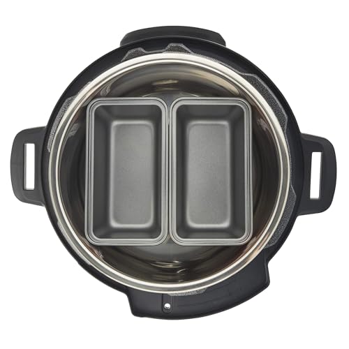 image for Instant Pot Official Non-Stick Mini Loaf Pans, Set of 2, Versatile for