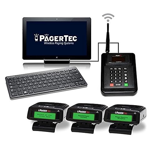 AlphaTXT Staff Paging System (Set of 12 Pagers) Software Included