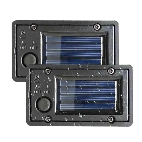 Solar Battery Box, Stylish, – 2 Pieces Outdoor Waterproof, Automatic Universal Lantern Replacement, Parts Garden DIY Decor Patio | Garden DIY Decor Patio Yard Pathway Lighting Solution