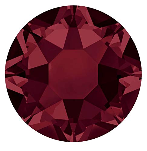 Preciosa Viva Rhinestones No Hotfix Flatback - Burgundy - SS20 (5mm) - Choose Your Quantity (144)
