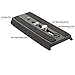 AVELLA Universal Sliding Quick Release Plate Replacement Camera Mount with 1/4 Inch and 3/8 Inch Mounting Screws for V501 V504Fluid Head，Length: 3.54 inches/9CM
