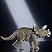 Mattel Jurassic World Hammond Collection Dinosaur Action Figure Toy, Juvenile Triceratops Premium Movie Design with Glass Eyes & 14 Points Articulation