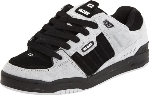 Image of Globe Mens Fusion Skate Shoes, Silver /Grey /Black, 6.5 D (M) US