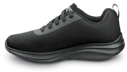 Skechers Work Ultra Flex 3.0 Riley, Women's, Black, Soft Toe, EH, MaxTrax, Slip Resistant, Low Athletic, Work Shoe (8.0 M)