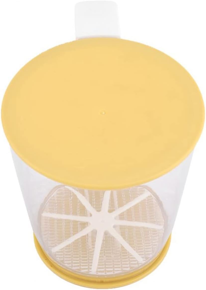 Flour,Sifter Hand-held Cup Flour Sifter Powder Mesh Sieve Flour Strainer Baking Supplies Tools with Lid Sieve Sieve
