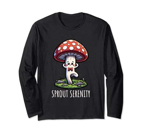 Sprout Serenity - Yoga Mushroom Manga Larga