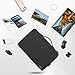 16.1/15.6 Inch Portable Monitor Case, 15.6 inch Laptop Protective Carrying Cover with PU Handle, Large Accessory Pocket and Water Resistant for Travel Monitor Bag Display Screen Sleeve, Black
