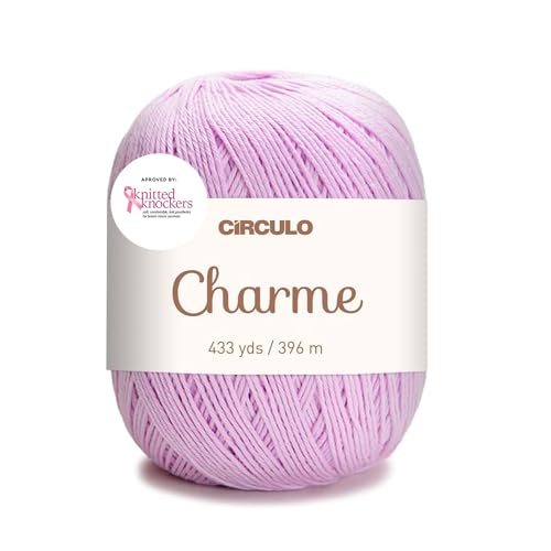 CIRCULO Charme 100% Mercerized Brazilian Cotton Yarn, Sport, 433 Yds