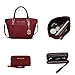 Imagen de MKF Collection Bolso de mano con cartera para mujer