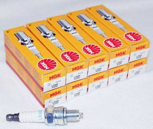 NGK LR8B lot de 10 bougies d'allumage haute résistance mécanique