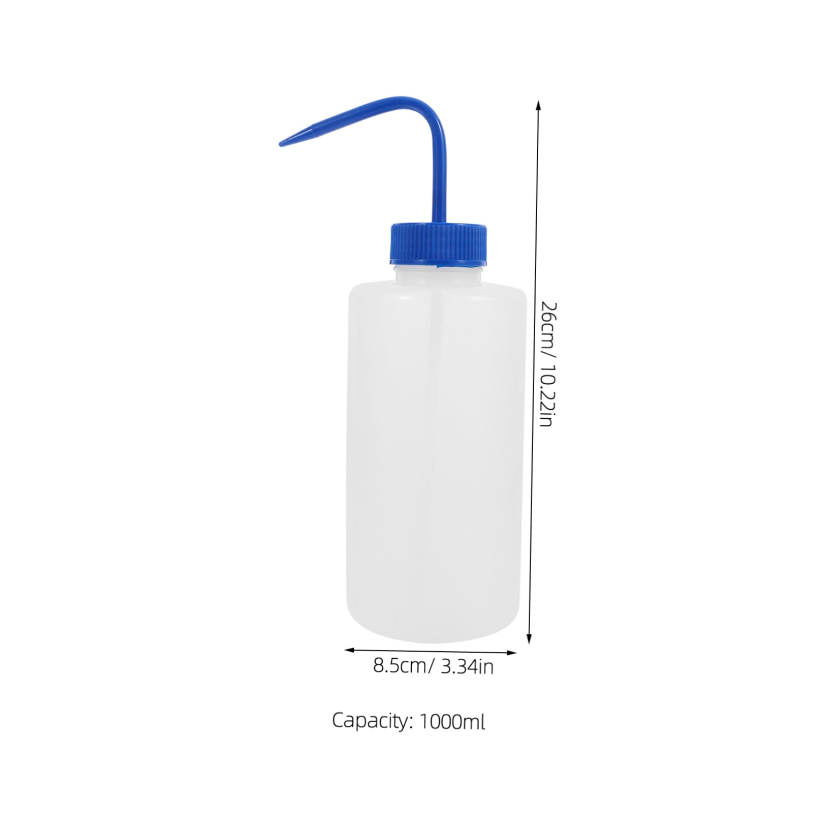 BUGUUYO 1000ml Wide Mouth Cleaning Bottle Multi-purpose Squeeze Wash Bottle for Tattoo Eyelash Leakproof