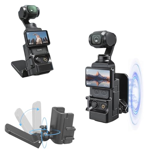 DJI Osmo Pocket 4 �p ���C�}�E���g�x�[�X �}�E���g �g���A�_�v�^�[ �{�[���w�b�h�݌v 360°��] �R�[���h�V���[�t�� VLOG����B�e POV�B�e,�f�B�X�v���C�̉�]�ɂ͉e�����܂���