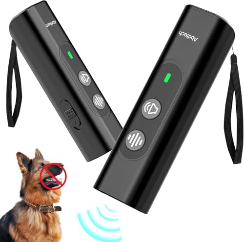 Image of Abdtech Anti Barking Device for Dogs - Dog Bark Deterrent Devices for Stopping Bad Dog Behavior - Ultrasonic Dog Bark Deterrent, Refuse to Shout and Slap - Best Anti Barking Device Rechargeable