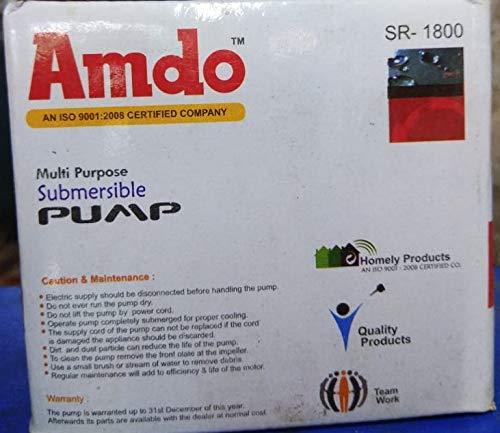 amdo Submersible Pump for Cooler 18 