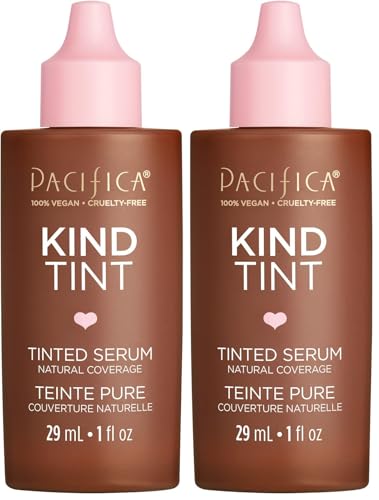 Image of Pacifica Beauty | Kind Tint Tinted Serum | Skincare Ingredients - Vegan Collagen, Hyaluronic Acid, Vitamin C, Niacinamide, Caffeine | Lightweight Foundation | Vegan, Cruelty Free, Clean Makeup