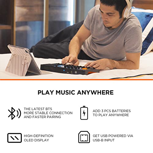 Hxw HXW-EMK-25-B Portable Bluetooth Midi Keyboard Controller thumb #2