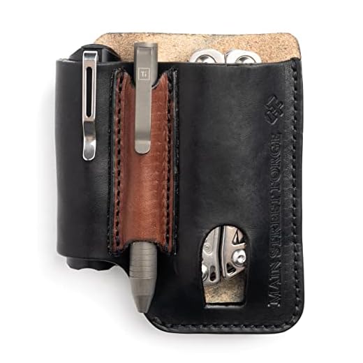 USA Made Leather EDC Pouch for Multitools
