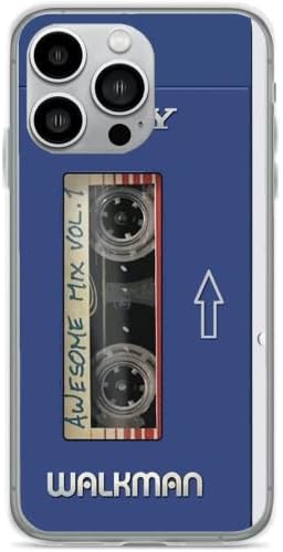 JOOTOO Phone case Tape Awesome Star Walkman Lord Guse Vol 1 The of Guardians MixCompatible with iPhone 14 Pro Cover Slim 5G Transparent