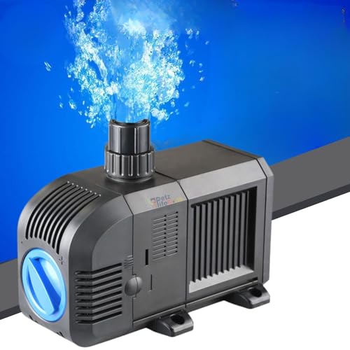 Image of VAYINATO (HJ-600 | 8W | 600L /H | Lifts Upto 1.3M) Series Multipurpose Aquarium Submersible Pump for Garden Fountain, Water Table, Waterfall, Fish Tank, Pond, Hydroponics