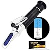 Alcohol Refractometer met ATC 0~80% VOL Volume, Optisch Handbediend Concentratie Tester Meter voor Gedistilleerd Dranken Maken Thuisbrouwsel