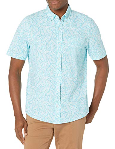 Cutter & Buck mens Men's Button Down Shirt, Submerge, Medium US