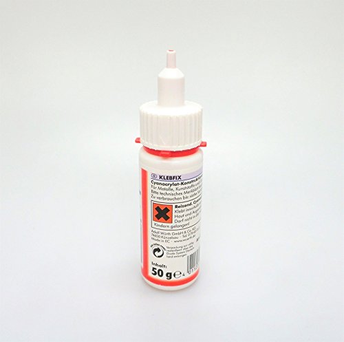 5 x Klebfix de 50 incolore würth (0893090), sans solvants