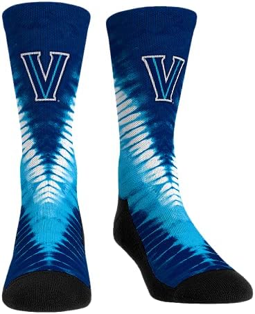 Rock 'Em NCAA Villanova Wildcats - V Shape Tie Dye Socks image 2