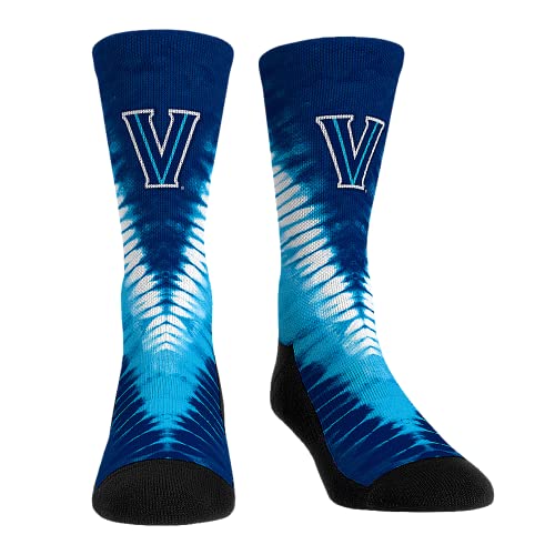 Rock 'Em NCAA Villanova Wildcats - V Shape Tie Dye Socks (S-M)