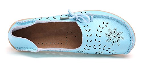 Image of VenusCelia Women's Breathable Comfort Walking Office Flat Loafer