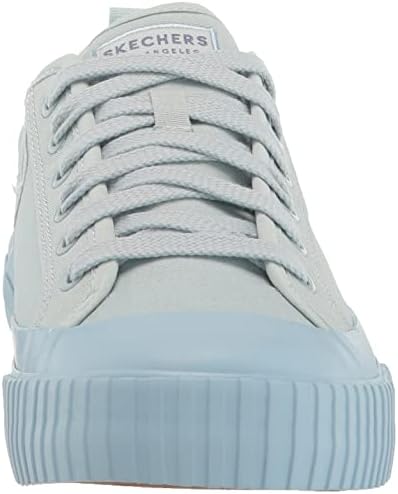 Skechers Women's New Moon-Spring Steps Sneaker, Light Blue, 8.5 | Image 1