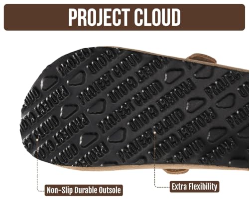 Image of Project Cloud Kids 100% Genuine Leather Non Slip Clogs with Cork Footbed