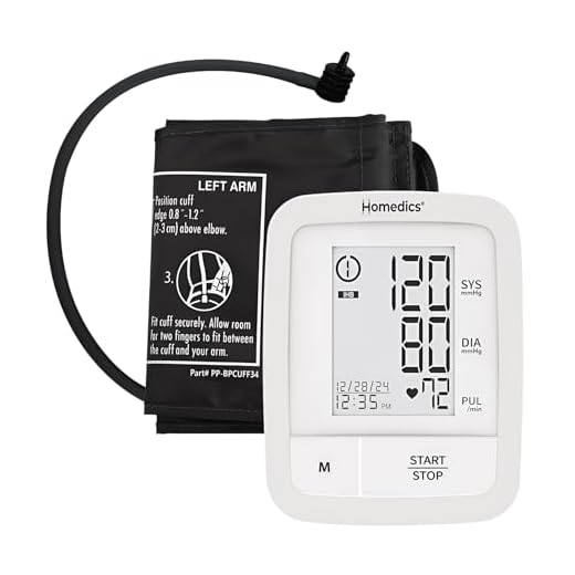 Homedics Automatic Arm Blood Pressure Monitor, Clinically Proven Accurate, Quick and Comfortable Readings, 60 Memories, One-Size Arm Cuff Fits Most, Excessive Body Motion Detector