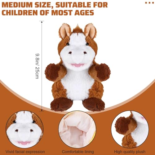 Liliful LILIFUL-KIDS HAND PUPPETS-03 6 Pieces Animal Hand Puppets Kids Hand Puppets With Working Mouth Animal Puppets Toddler Animal Plush Toy thumb #1