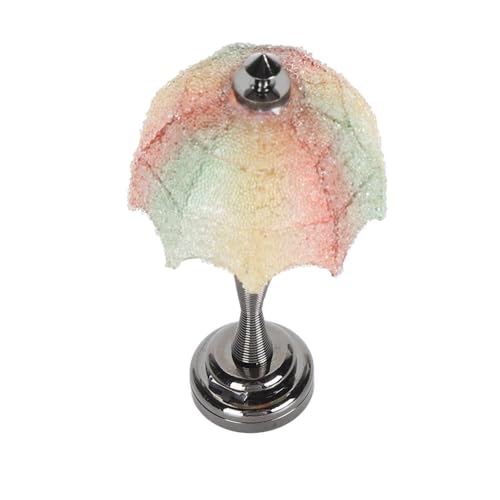 Base de metal para mini lámpara de pie de casa de muñecas con luz LED 4