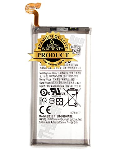 Image of THE BATTERY STORE Original EB-BG960ABE Battery Compatible for Samsung Galaxy S9 Battery with 6 month warranty and high capacity battery backup. Carefully check your phone model and purchase.(FOR SAMSUNG S9)