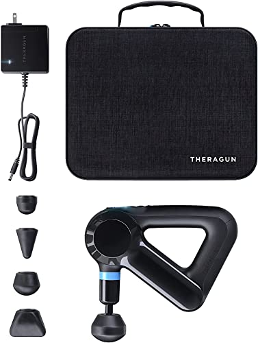 Theragun Elite - Handheld Electric Massage Gun - Bluetooth Enabled Percussion Therapy Device For Athletes - Powerful Deep Tissue Muscle Massager With Quietforce Technology - 4Th Generation - Black #TOP1