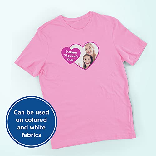 Printworks Dark Fabric Transfers, For All Colored Fabrics, Value Pack, 12 Sheets, Inkjet, 8.5 X 11 (00531) #TOP2