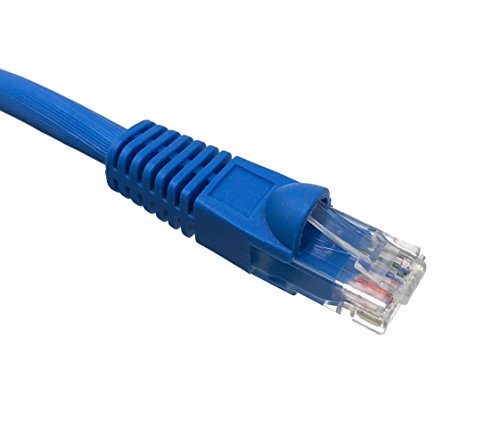 Micro Connectors, Inc. 7 Feet Augmented Cat 6A 10Gbe Utp Molded Snagless Patch Cable -Blue (E09-007Bl) #TOP2