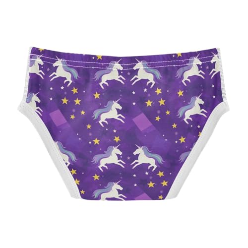 visesunny Boys Potty Training Underwear Unicorn Star Pattern Breathe Cotton Briefs Size 2T-8Y for Toddler2