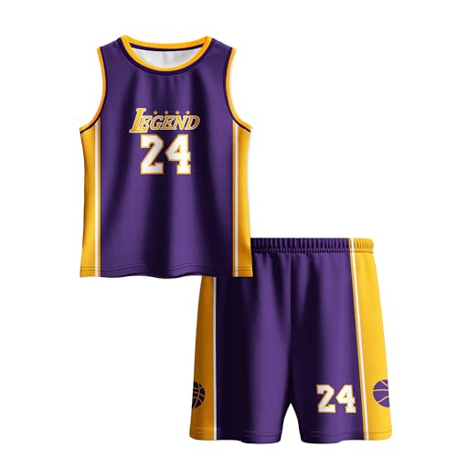 Catálogo de Ropa de Baloncesto para Niño disponible en línea para comprar. 44 Emonyna Camisetas de baloncesto para niños, malla clásica, sin mangas, entrenamiento atlético, 5-12 años, Morado, Niño grande