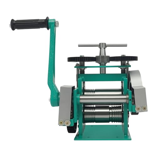 Rouleau à bijoux 3 en 1 en acier vert lamine et étire à la perfection