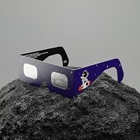 Absolute Eclipse Sonnenfinsternis Brille Kinder 2026 zum Sehen der Sonnenfinsternis - ISO 12312-2 CE Zertifiziert - 2er Pack - Design Rocketrider - Erwachsene Kinder - EU Hersteller Anerkannt AAS – Ansicht 6