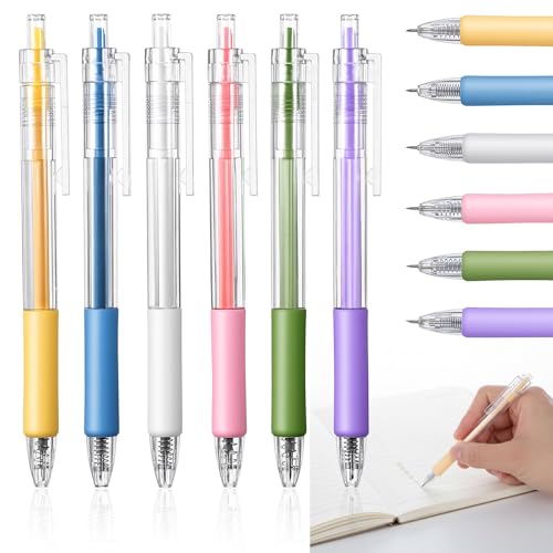 6PCS Craft Knife Pen Retractable Utility Knife Paper Cutter Pen Art Cutting Tool Utility Precision Carving Tools for DIY Scrapbooking Drawing Sticker Stuff - 6 Colors