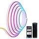 Aurevita 10m RGB IC Neon Led Strip, WIFI Led Schlauch Streifen für die Wand, Outdoor LED Lichtstreifen, App Steuerung mit Alexa, Syn Music mit Spielzimmerdekoration(Ohne Fernbedienung)